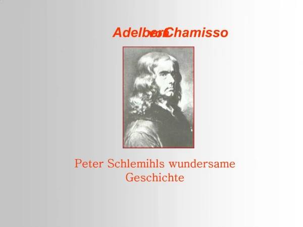 Adelbert von Chamisso