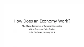 How Does an Economy Work? - slide 1