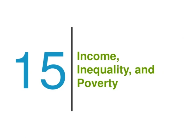 Income, Inequality, and Poverty