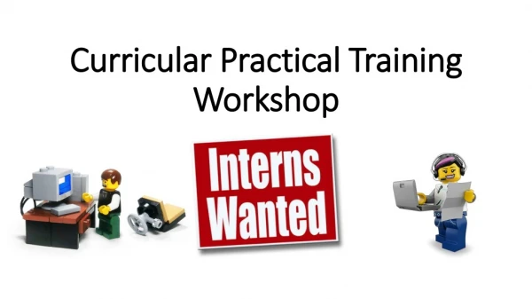 Curricular Practical Training Workshop