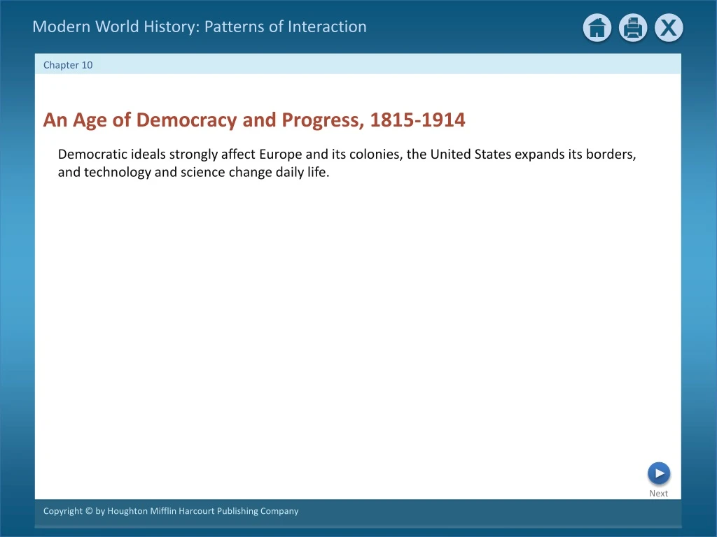 an age of democracy and progress 1815 1914