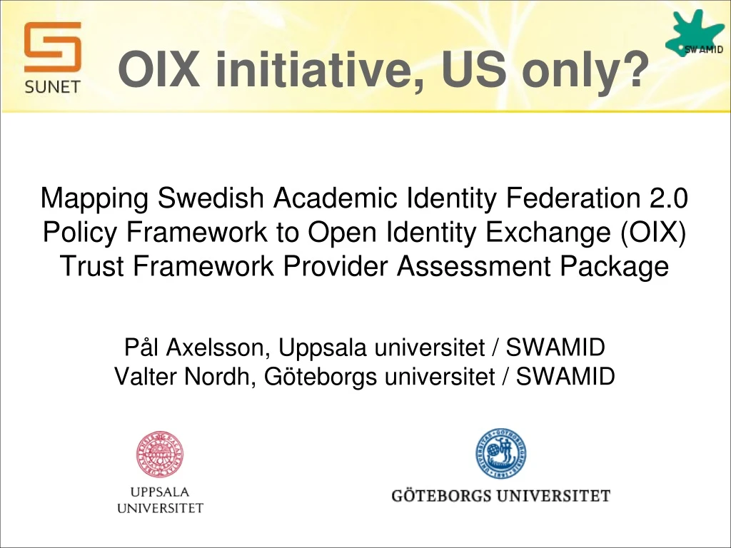 oix initiative us only