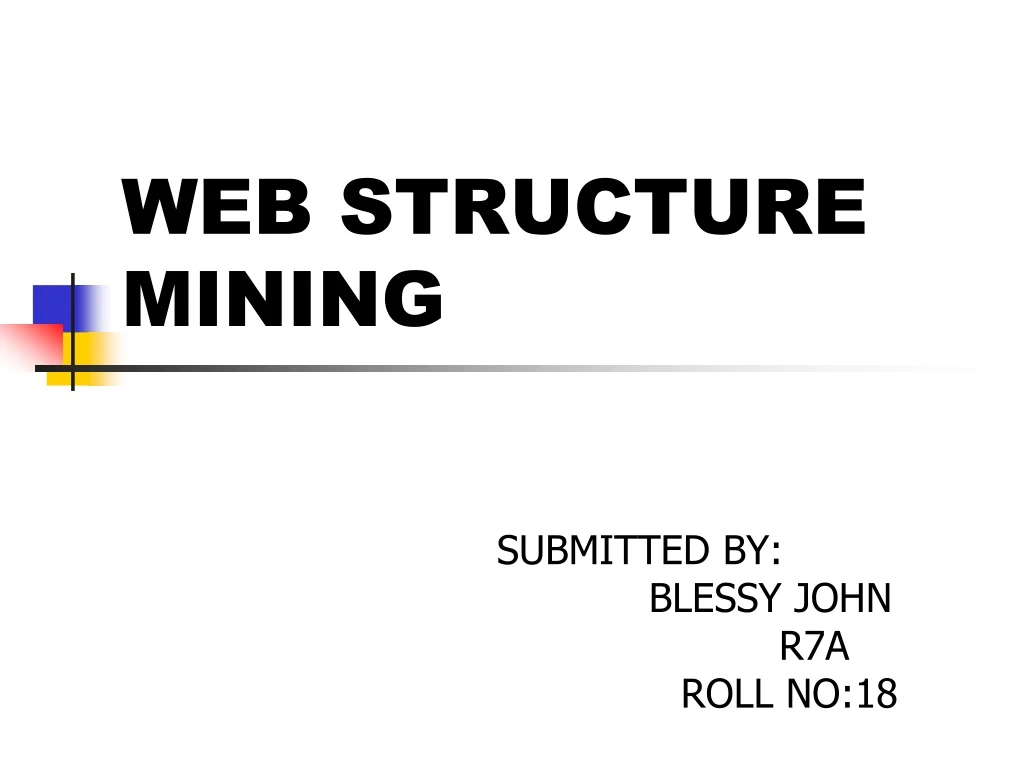 web structure mining