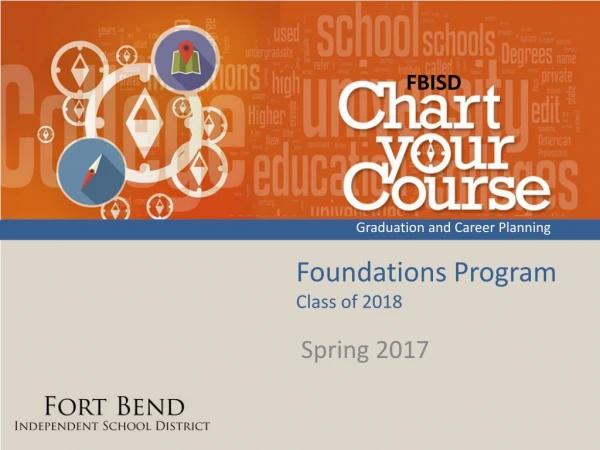 Foundations Program Class of 2018