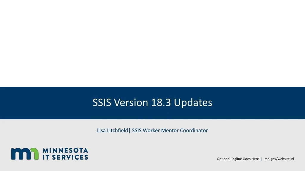 ssis version 18 3 updates