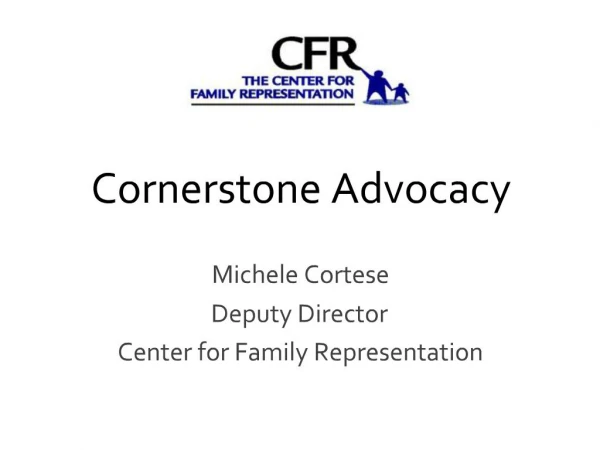Cornerstone Advocacy