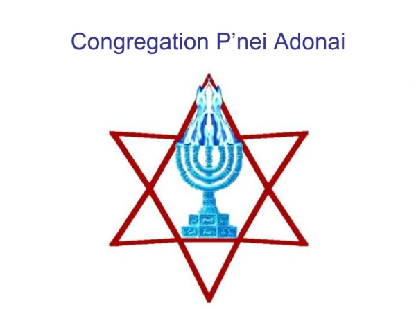 Congregation P nei Adonai