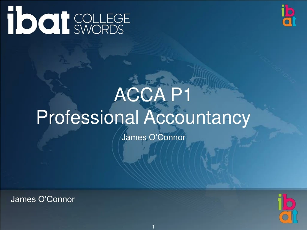 acca p1 professional accountancy