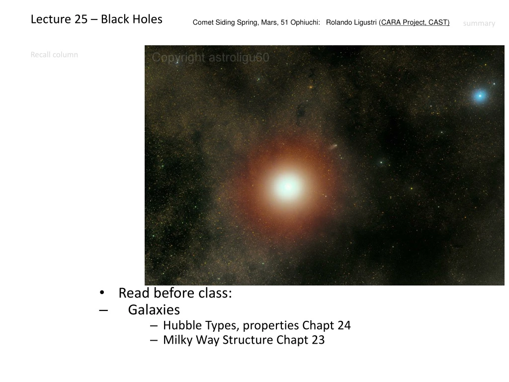 lecture 25 black holes