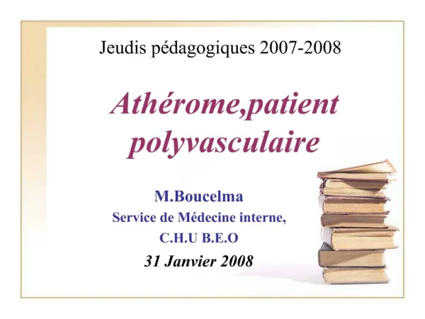 Ath rome,patient polyvasculaire