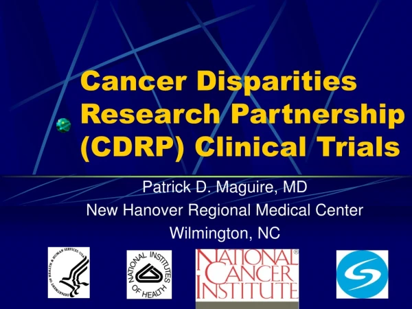 Cancer Disparities Research Partnership (CDRP) Clinical Trials