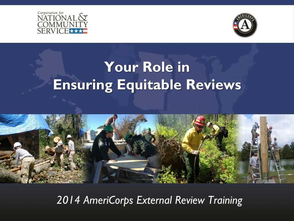 your role in ensuring equitable reviews