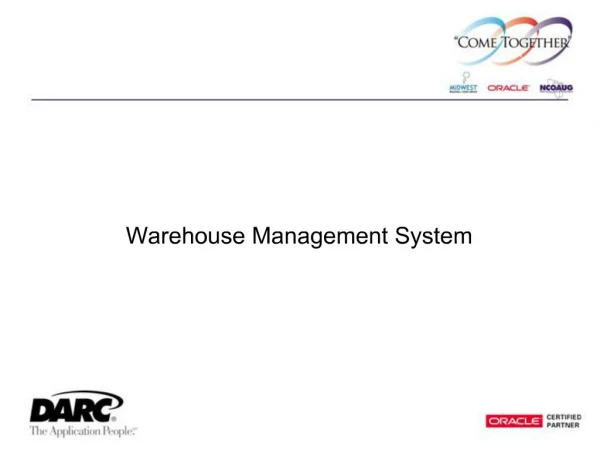 Oracle WMS