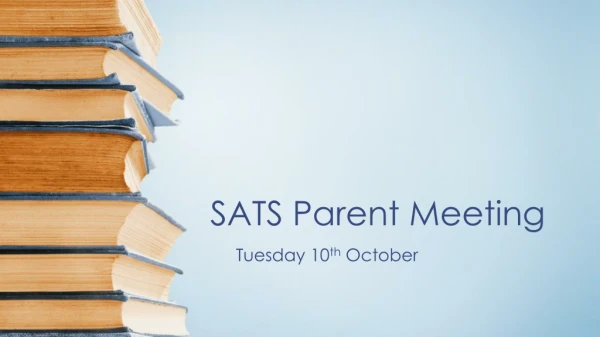 SATS Parent Meeting