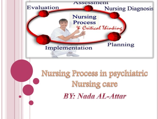 Nursing Process in psychiatric Nursing care BY: Nada AL-Attar
