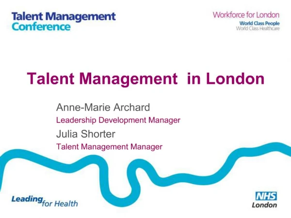 Talent Management in London