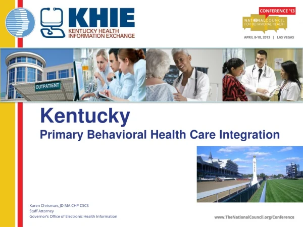 Kentucky Primary Behavioral Health Care Integration
