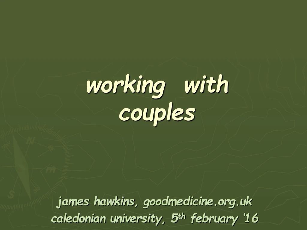 working with couples