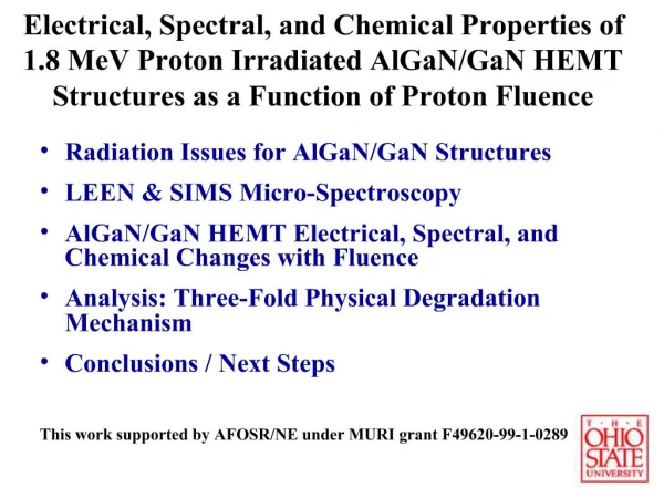 Electrical, Spectral, and Chemical Properties of 1.8 MeV Proton Irradiated AlGaN
