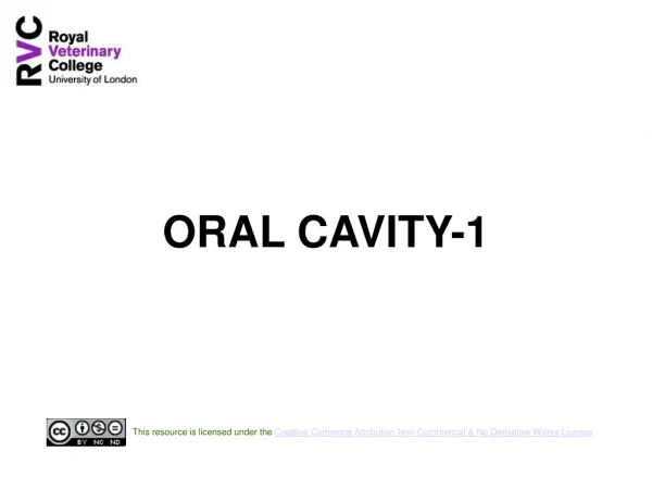 ORAL CAVITY-1