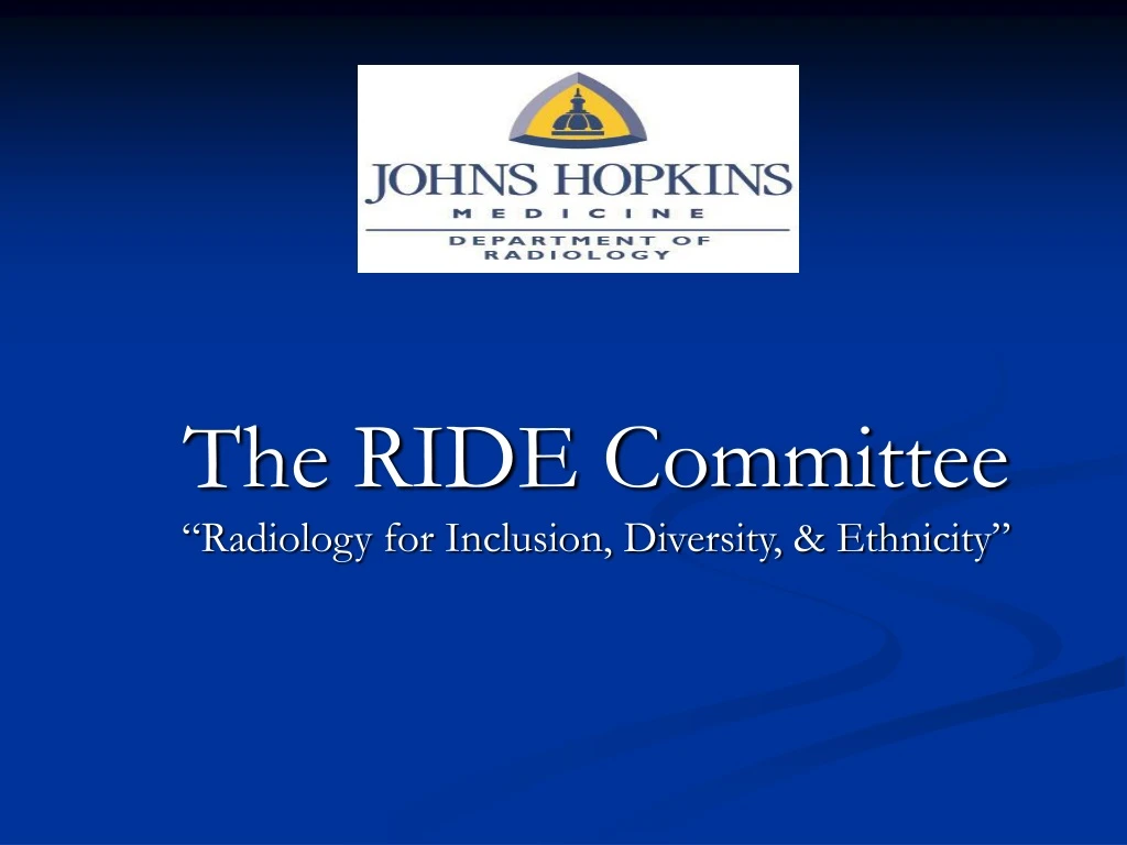 the ride committee radiology for inclusion diversity ethnicity