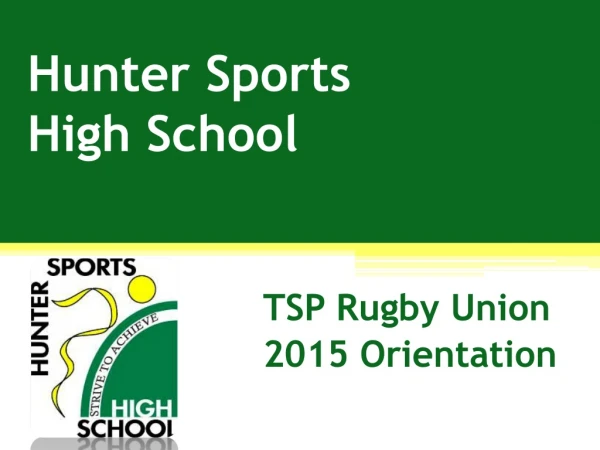 Hunter Sports High School