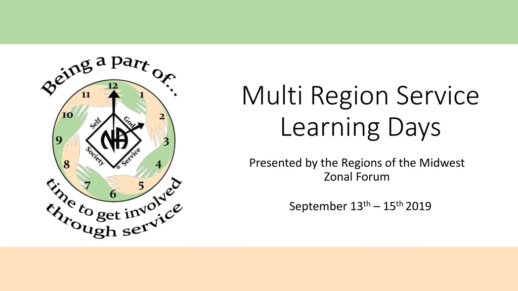 multi region service learning days