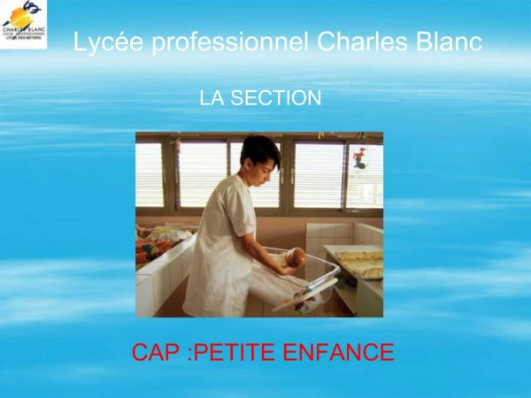 Lyc e professionnel Charles Blanc