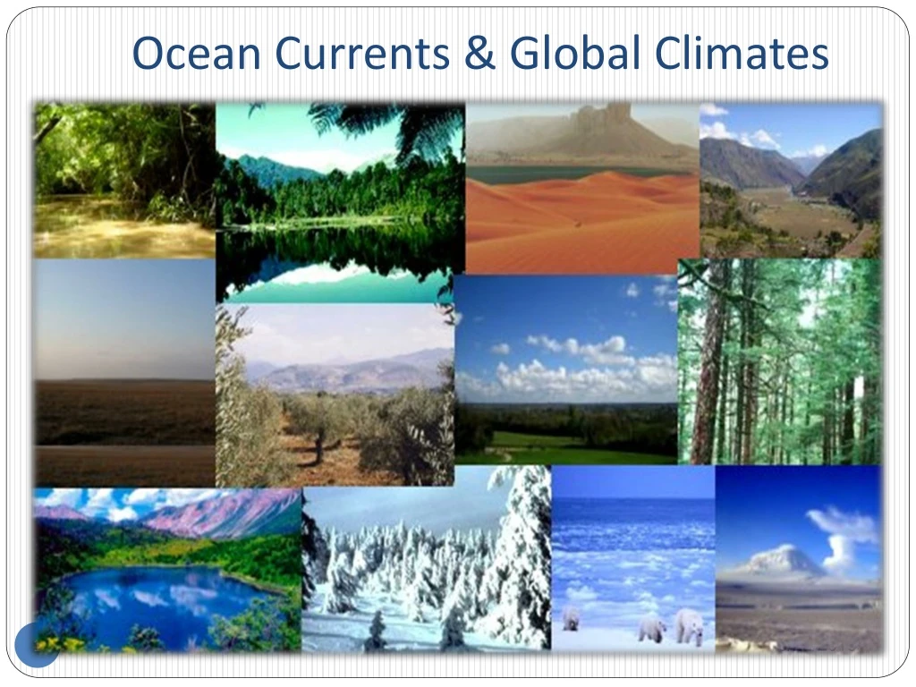 ocean currents global climates