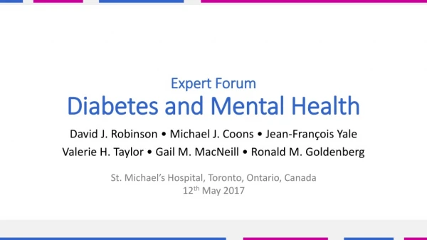 Expert Forum Diabetes and Mental Health
