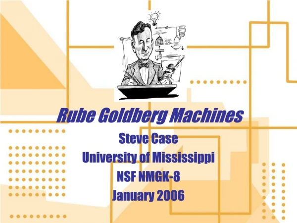 Rube Goldberg Machines