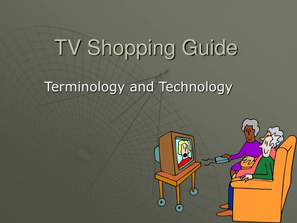 TV Shopping Guide