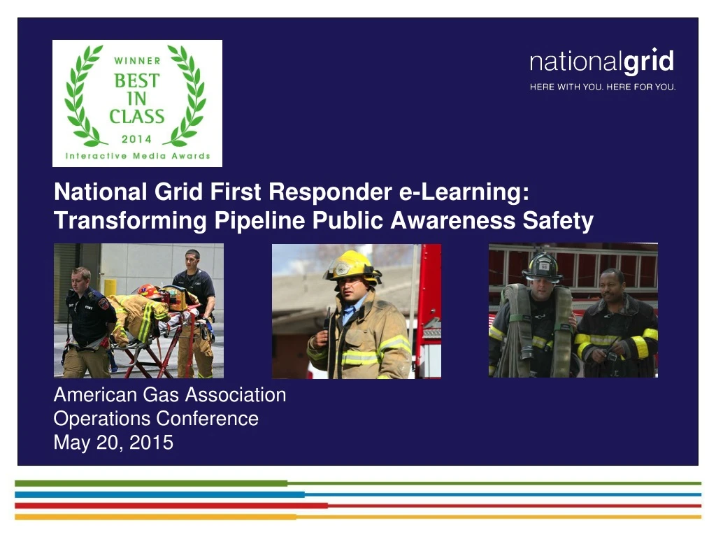 national grid first responder e learning transforming pipeline public awareness safety