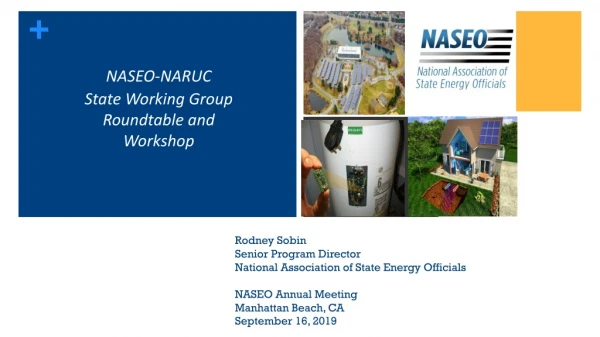 NASEO-NARUC State Working Group Roundtable and Workshop