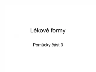 L kov formy - slide 1