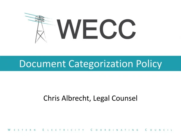 Document Categorization Policy