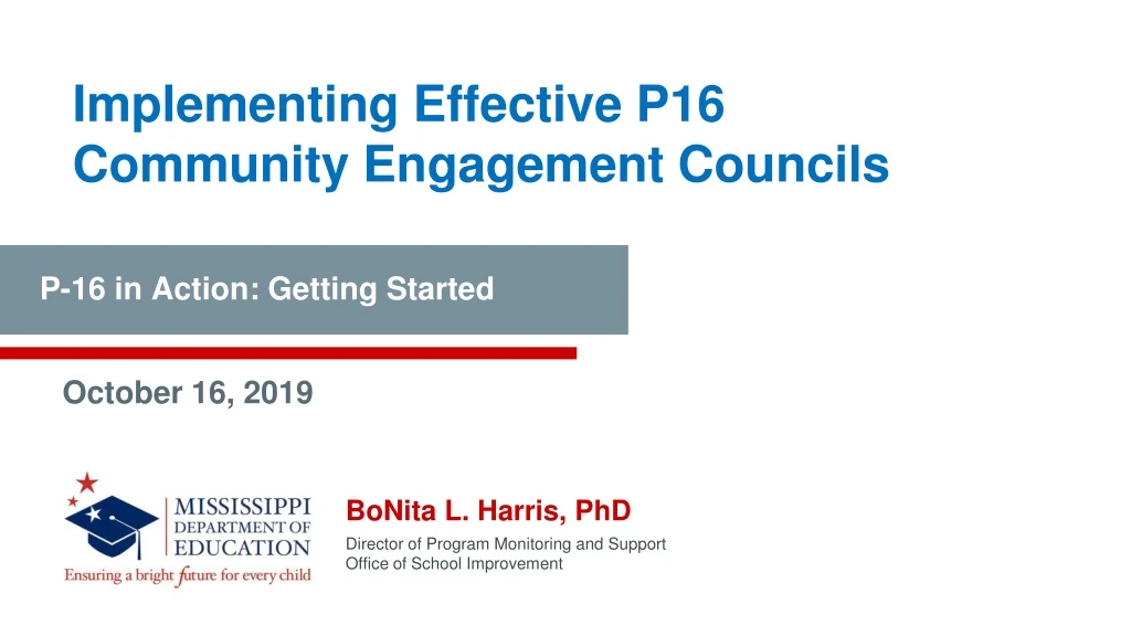 implementing effective p16 community engagement