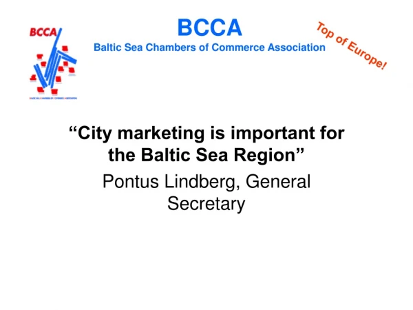 BCCA Baltic Sea Chambers of Commerce Association