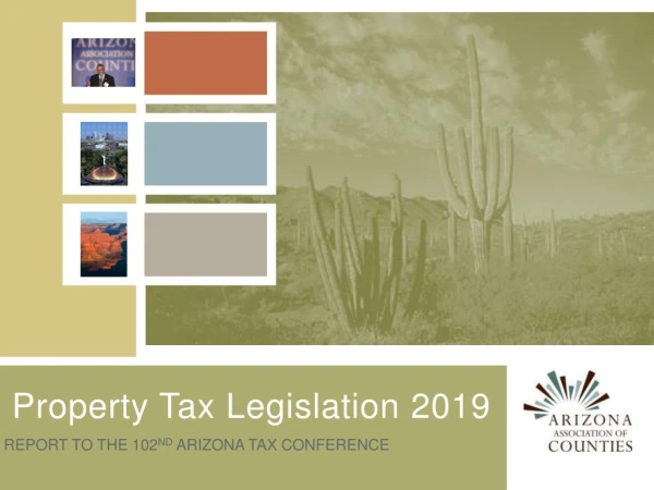Property Tax Legislation 2019