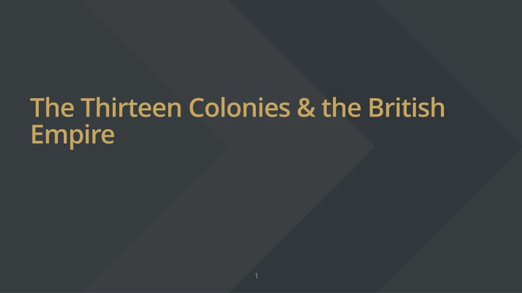 the thirteen colonies the british empire