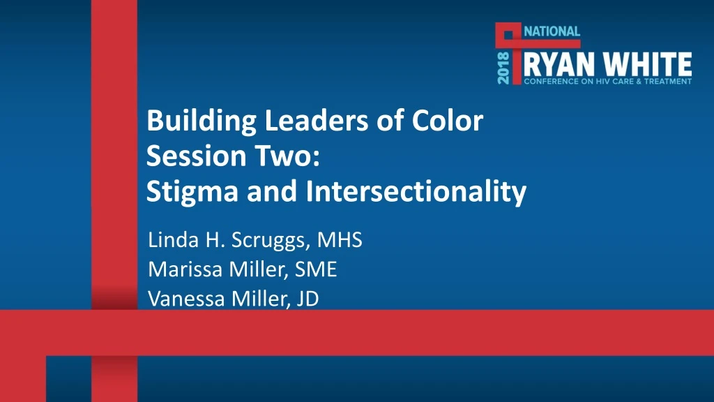 building leaders of color session two stigma and intersectionality