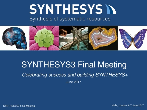 SYNTHESYS3 Final Meeting