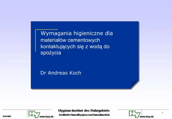 Dr Andreas Koch