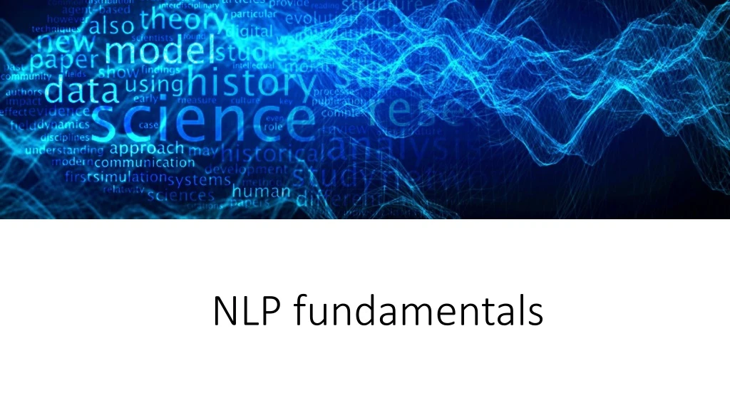 nlp fundamentals