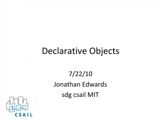 Declarative Objects - slide 1