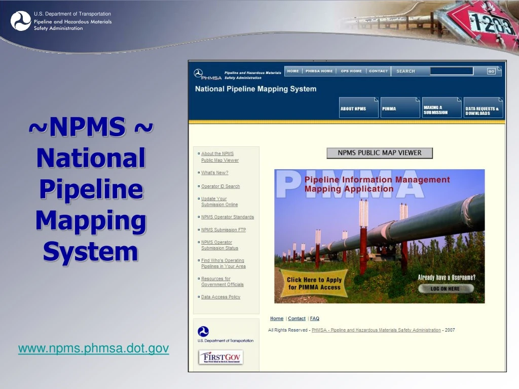 npms national pipeline mapping system