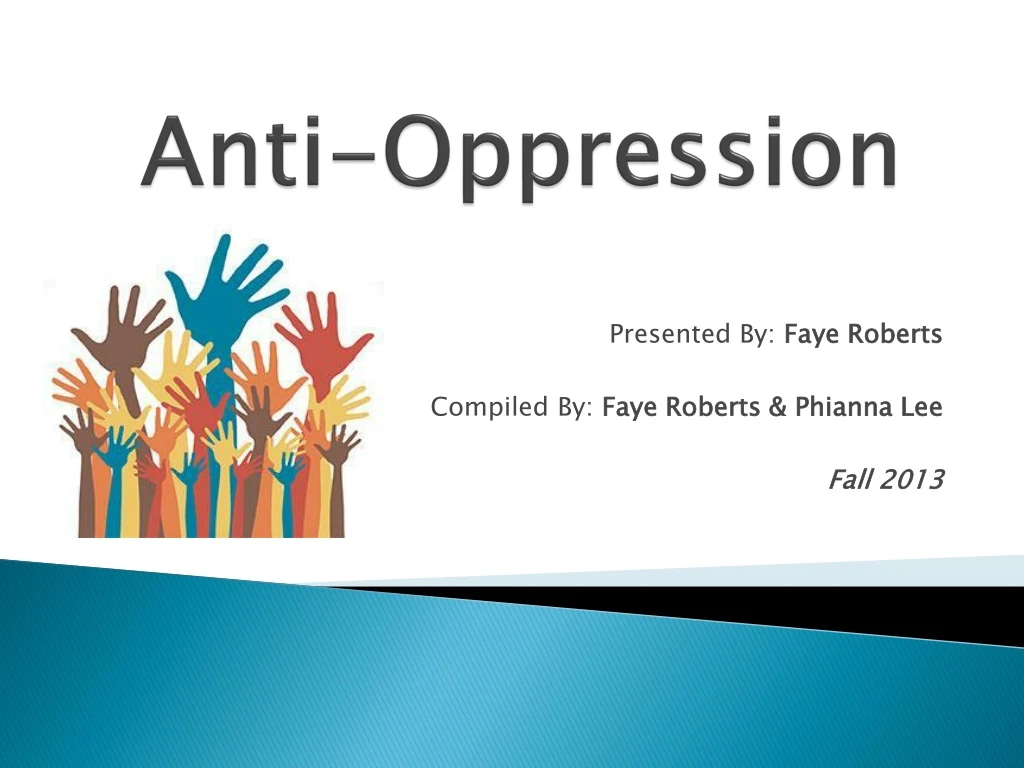 anti oppression