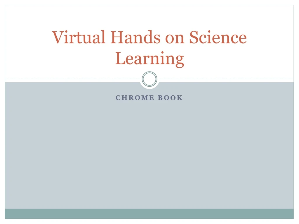 virtual hands on science learning