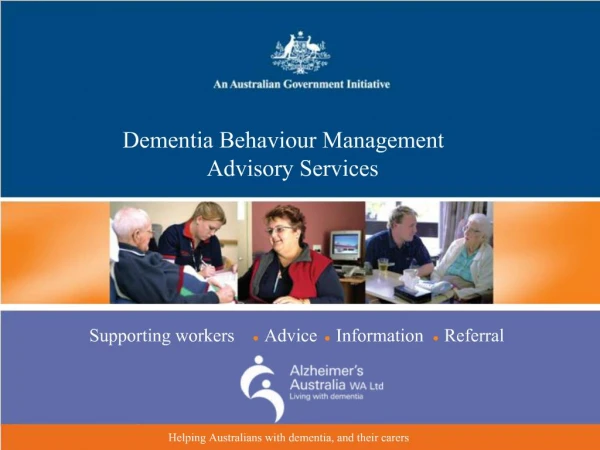 Dementia Behaviour Management Advisory Services