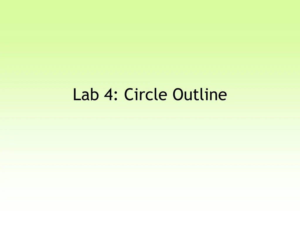 lab 4 circle outline